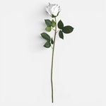 Casa si Gradina - Decoratiuni - Obiecte decorative - Plante artificiale - Floare Artificiala Trandafir Alb 68cm - Infinity.ro
