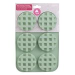 Casa si Gradina - Bucatarie si vesela - Ustensile bucatarie - Forme prajituri - Forma de copt din silicon pentru clatite, 6 spatii, 18x25 cm, verde - Infinity.ro