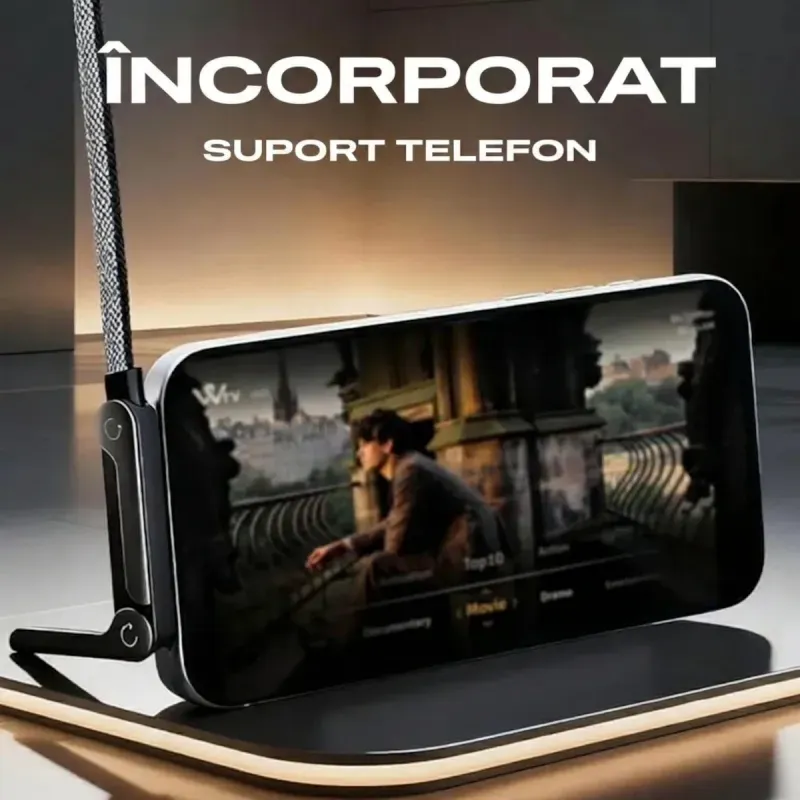 Laptop, Telefoane si Tablete - Telefoane mobile si accesorii - Accesorii Telefoane - Cabluri si adaptoare telefoane - Cablu Type-C la Type-C 240W 5A 1.5m Fast Charging Nylon Braided cu Suport Telefon Gaming ABYZ - Infinity.ro