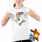 Fashion, accesorii si bijuterii - Copii - Imbracaminte copii - Tricouri copii - Tricou Copii Fete Granita Dramei Totale Owen CoolTrend, alb, marime S Copii - Infinity.ro