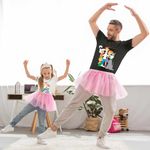 Fashion, accesorii si bijuterii - Copii - Imbracaminte copii - Tricouri copii - Tricou Copii Fete Familia Jetson Fanart Science Fiction, negru, marime L Copii - Infinity.ro