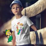 Fashion, accesorii si bijuterii - Copii - Imbracaminte copii - Tricouri copii - Tricou Copii Baieti Familia Jetson Fanart Science Fiction, alb, marime M Copii - Infinity.ro