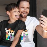 Fashion, accesorii si bijuterii - Copii - Imbracaminte copii - Tricouri copii - Tricou Copii Baieti Familia Jetson Fanart Science Fiction, alb, marime M Copii - Infinity.ro