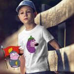 Fashion, accesorii si bijuterii - Copii - Imbracaminte copii - Tricouri copii - Tricou Copii Baieti Curaj Cainele cel Fricos Vanata Cartoon, alb, marime XL Copii - Infinity.ro