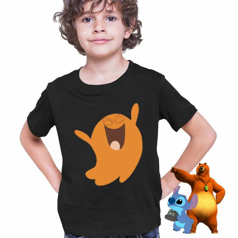 Fashion, accesorii si bijuterii - Copii - Imbracaminte copii - Tricouri copii - Tricou Copii Baieti Lamput Desene Animate CoolTrend, negru, marime L Copii - Infinity.ro