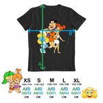 Fashion, accesorii si bijuterii - Copii - Imbracaminte copii - Tricouri copii - Tricou Copii Fete Familia Flintstone Strumfita Strumfii Distractie, negru, marime L Copii - Infinity.ro