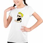 Fashion, accesorii si bijuterii - Copii - Imbracaminte copii - Tricouri copii - Tricou Copii Fete Johnny Bravo Bebelus Blond Ochelari, alb, marime XS Copii - Infinity.ro