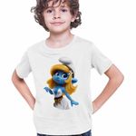 Fashion, accesorii si bijuterii - Copii - Imbracaminte copii - Tricouri copii - Tricou Copii Baieti Strumfii Strumfita Zana Elf CoolTrend, alb, marime S Copii - Infinity.ro