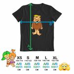 Fashion, accesorii si bijuterii - Copii - Imbracaminte copii - Tricouri copii - Tricou Copii Fete Familia Flintstone Barney Rubble Epoca de Piatra, negru, marime XS Copii - Infinity.ro