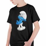 Fashion, accesorii si bijuterii - Copii - Imbracaminte copii - Tricouri copii - Tricou Copii Baieti Strumfii Rusinosul Sfiosul CoolTrend, negru, marime XS Copii - Infinity.ro