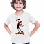 Fashion, accesorii si bijuterii - Copii - Imbracaminte copii - Tricouri copii - Tricou Copii Baieti Olive Popeye Marinarul Sotie, alb, marime XS Copii - Infinity.ro