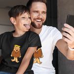 Fashion, accesorii si bijuterii - Copii - Imbracaminte copii - Tricouri copii - Tricou Copii Baieti Familia Flintstone Barney Rubble Epoca de Piatra, alb, marime XL Copii - Infinity.ro