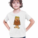 Fashion, accesorii si bijuterii - Copii - Imbracaminte copii - Tricouri copii - Tricou Copii Baieti Familia Flintstone Barney Rubble Epoca de Piatra, alb, marime XL Copii - Infinity.ro