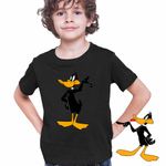 Fashion, accesorii si bijuterii - Copii - Imbracaminte copii - Tricouri copii - Tricou Copii Baieti Ratoiul Negru Daffy Duck, negru, marime XS Copii - Infinity.ro