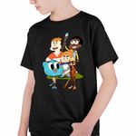 Fashion, accesorii si bijuterii - Copii - Imbracaminte copii - Tricouri copii - Tricou Copii Baieti Craig si Dumbrava Gumball Tung Sahur CoolTrend, negru, marime L Copii - Infinity.ro