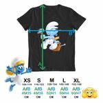 Fashion, accesorii si bijuterii - Copii - Imbracaminte copii - Tricouri copii - Tricou Copii Fete Strumfii Tamplar Meserias Dulgher CoolTrend, negru, marime XL Copii - Infinity.ro