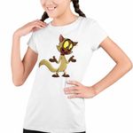 Fashion, accesorii si bijuterii - Copii - Imbracaminte copii - Tricouri copii - Tricou Copii Fete Chester Draculas Vampirul Iepuras CoolTrend, alb, marime XL Copii - Infinity.ro