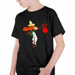 Fashion, accesorii si bijuterii - Copii - Imbracaminte copii - Tricouri copii - Tricou Copii Baieti Slowpoke Rodriguez Speedy Gonzales Looney, negru, marime S Copii - Infinity.ro