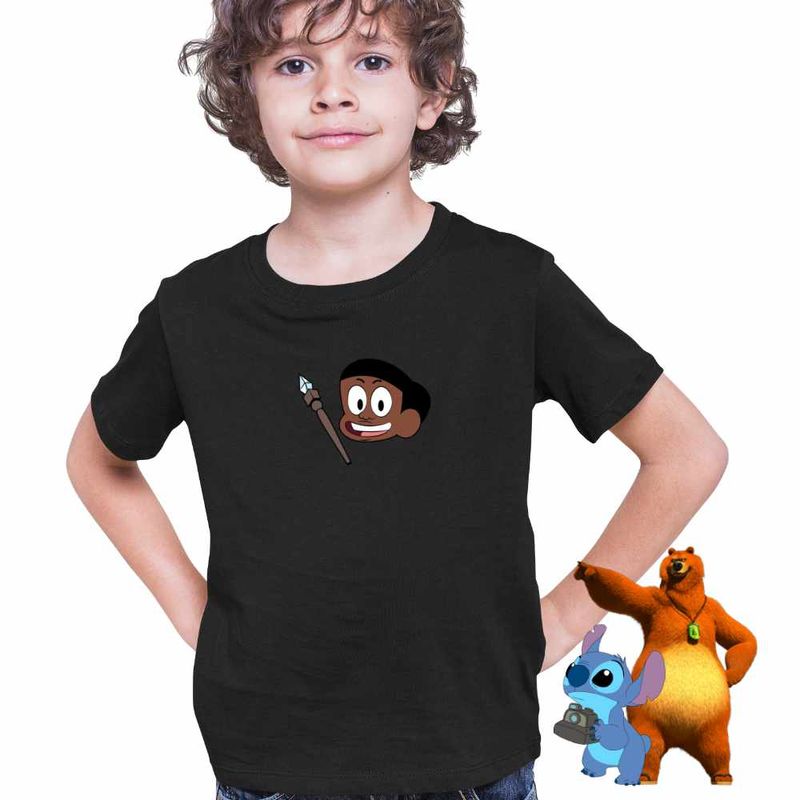 Fashion, accesorii si bijuterii - Copii - Imbracaminte copii - Tricouri copii - Tricou Copii Baieti Desene Craig Dumbrava Cercetasi CoolTrend, negru, marime M Copii - Infinity.ro