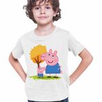 Fashion, accesorii si bijuterii - Copii - Imbracaminte copii - Tricouri copii - Tricou Copii Baieti Purcelusa Peppa Pig Parc Pepa CoolTrend, alb, marime M Copii - Infinity.ro