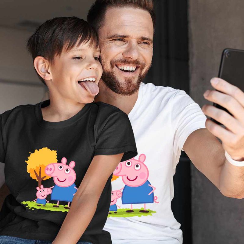 Fashion, accesorii si bijuterii - Copii - Imbracaminte copii - Tricouri copii - Tricou Copii Baieti Purcelusa Peppa Pig Parc Pepa CoolTrend, alb, marime M Copii - Infinity.ro