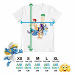 Fashion, accesorii si bijuterii - Copii - Imbracaminte copii - Tricouri copii - Tricou Copii Baieti Phineas Ferb Stitch Bluey Bingo Blue CoolTrend, alb, marime L Copii - Infinity.ro