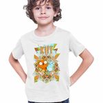 Fashion, accesorii si bijuterii - Copii - Imbracaminte copii - Tricouri copii - Tricou Copii Baieti Kiff Actiune Veverita CoolTrend, alb, marime XL Copii - Infinity.ro