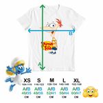 Fashion, accesorii si bijuterii - Copii - Imbracaminte copii - Tricouri copii - Tricou Copii Fete Phineas and Ferb Desene CoolTrend, alb, marime M Copii - Infinity.ro