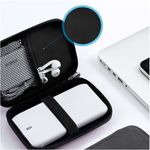 Sport si Outdoor - Accesorii si echipamente sportive - Sporturi de precizie - Cutie rigida pentru prastie, husa protectie, compacta, rezistenta la socuri, 16x11x4 cm, negru - Infinity.ro