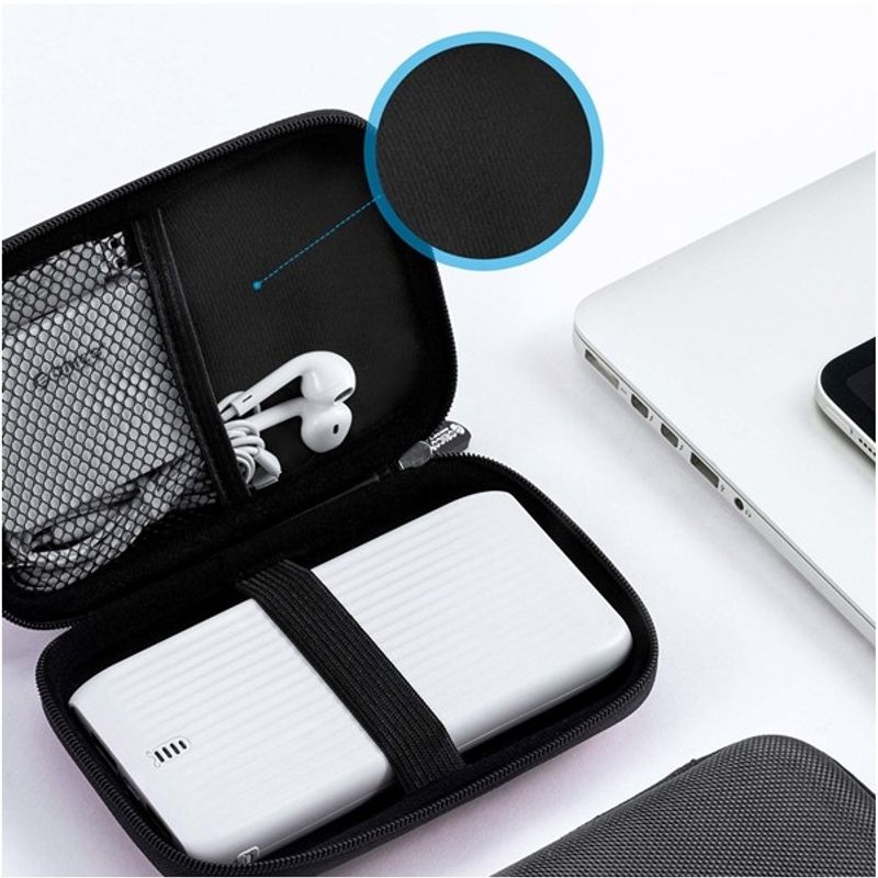 Sport si Outdoor - Accesorii si echipamente sportive - Sporturi de precizie - Cutie rigida pentru prastie, husa protectie, compacta, rezistenta la socuri, 16x11x4 cm, negru - Infinity.ro