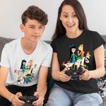 Fashion, accesorii si bijuterii - Copii - Imbracaminte copii - Tricouri copii - Tricou Copii Baieti Phinead Ferb Toata Trupa Desen Animat CoolTrend, negru, marime S Copii - Infinity.ro
