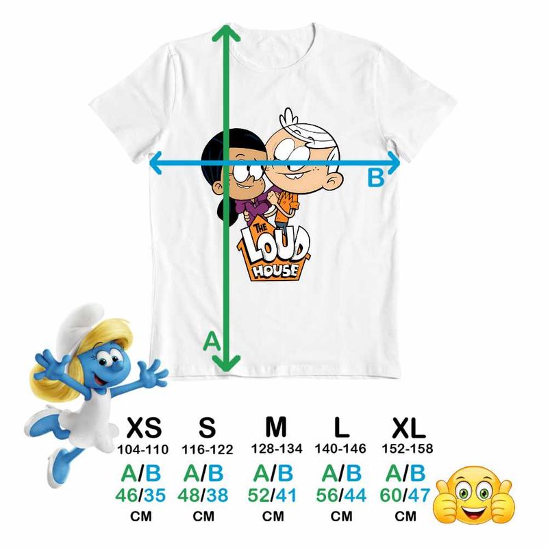 Fashion, accesorii si bijuterii - Copii - Imbracaminte copii - Tricouri copii - Tricou Copii Baieti Casa Loud Lincoln Ronnie CoolTrend, alb, marime XS Copii - Infinity.ro