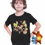 Fashion, accesorii si bijuterii - Copii - Imbracaminte copii - Tricouri copii - Tricou Copii Baieti Desene Animate Casa Loud CoolTrend, negru, marime M Copii - Infinity.ro