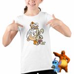 Fashion, accesorii si bijuterii - Copii - Imbracaminte copii - Tricouri copii - Tricou Copii Fete Casa Loud Lincoln Bebelus CoolTrend, alb, marime M Copii - Infinity.ro