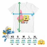 Fashion, accesorii si bijuterii - Copii - Imbracaminte copii - Tricouri copii - Tricou Copii Fete Sponge Bob Patrick Gary Spongebob CoolTrend, alb, marime XS Copii - Infinity.ro
