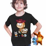 Fashion, accesorii si bijuterii - Copii - Imbracaminte copii - Tricouri copii - Tricou Copii Baieti Casa Loud Lincoln Cowboy Western CoolTrend, negru, marime XL Copii - Infinity.ro