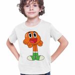 Fashion, accesorii si bijuterii - Copii - Imbracaminte copii - Tricouri copii - Tricou Copii Baieti Gumball Darwin Gumbal CoolTrend, alb, marime L Copii - Infinity.ro