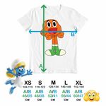 Fashion, accesorii si bijuterii - Copii - Imbracaminte copii - Tricouri copii - Tricou Copii Baieti Gumball Darwin Gumbal CoolTrend, alb, marime L Copii - Infinity.ro