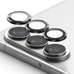 Laptop, Telefoane si Tablete - Telefoane mobile si accesorii - Accesorii Telefoane - Folii protectie telefoane - Folie Camera pentru Samsung Galaxy S26 / S26 Plus (set 2) - Ringke Camera Lens Frame Glass - Black - Infinity.ro