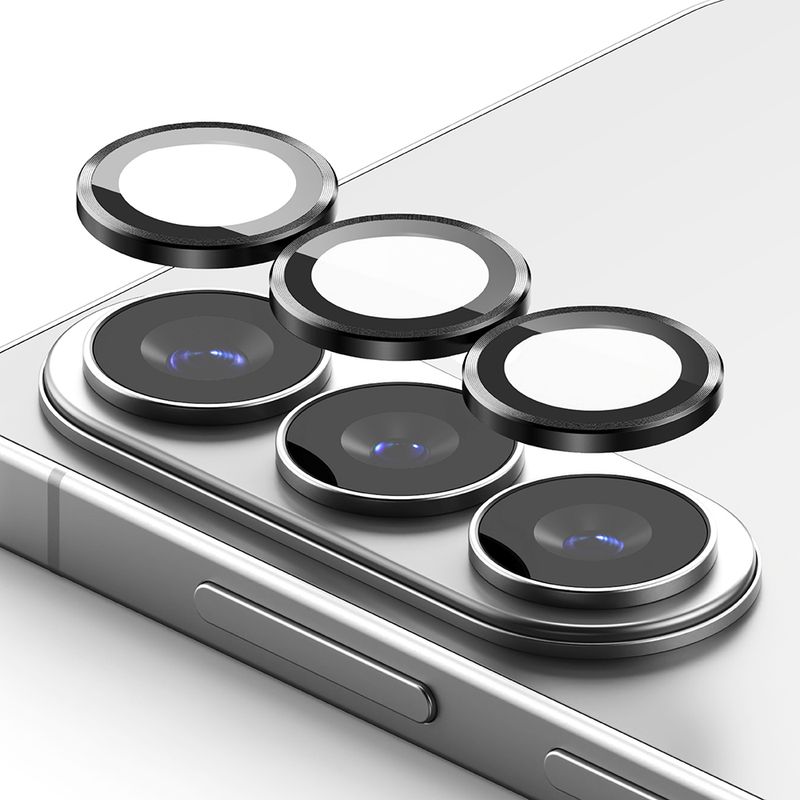 Laptop, Telefoane si Tablete - Telefoane mobile si accesorii - Accesorii Telefoane - Folii protectie telefoane - Folie Camera pentru Samsung Galaxy S26 / S26 Plus (set 2) - Ringke Camera Lens Frame Glass - Black - Infinity.ro