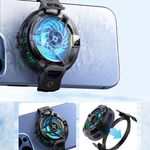 Electronice si Electrocasnice - Climatizare si sisteme de incalzire - Aparate racire aer - Ventilatoare - Ventilator pentru Telefon, Fast Cooling - Techsuit (SL17) - Black - Infinity.ro