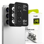 Laptop, Telefoane si Tablete - Telefoane mobile si accesorii - Accesorii Telefoane - Folii protectie telefoane - Folie Camera pentru Samsung Galaxy S26 / S26 Plus (set 2) - Ringke Camera Lens Frame Glass - Black - Infinity.ro