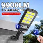 Casa si Gradina - Corpuri si surse de iluminat - Iluminat exterior - Lampi solare - Set cu 6 lampi solare cu 8 cadrane 160 LED COB, senzor de miscare, lumina si telecomanda - Infinity.ro