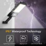 Casa si Gradina - Corpuri si surse de iluminat - Iluminat exterior - Lampi solare - Set cu 6 lampi solare cu 8 cadrane 160 LED COB, senzor de miscare, lumina si telecomanda - Infinity.ro