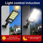Casa si Gradina - Corpuri si surse de iluminat - Iluminat exterior - Lampi solare - Set cu 6 lampi solare cu 8 cadrane 160 LED COB, senzor de miscare, lumina si telecomanda - Infinity.ro