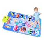 Jucarii, Copii si Bebe - Jucarii si jocuri - Jucarii bebelusi - Jucarii interactive bebelusi - Covoras muzical pentru copii 18 luni+ Dimensiune 80x50cm - Infinity.ro