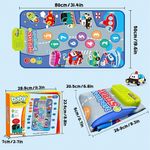 Jucarii, Copii si Bebe - Jucarii si jocuri - Jucarii bebelusi - Jucarii interactive bebelusi - Covoras muzical pentru copii 18 luni+ Dimensiune 80x50cm - Infinity.ro