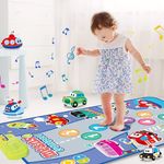 Jucarii, Copii si Bebe - Jucarii si jocuri - Jucarii bebelusi - Jucarii interactive bebelusi - Covoras muzical pentru copii 18 luni+ Dimensiune 80x50cm - Infinity.ro