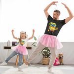Fashion, accesorii si bijuterii - Copii - Imbracaminte copii - Tricouri copii - Tricou Copii Fete Minecraft SpongeBob Nerd Sponge Bob Pantaloni Patrati CoolTrend, negru, marime XS Copii - Infinity.ro