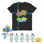 Fashion, accesorii si bijuterii - Copii - Imbracaminte copii - Tricouri copii - Tricou Copii Fete Spongebob Dublat Sponge Bob Atac CoolTrend, negru, marime XL Copii - Infinity.ro